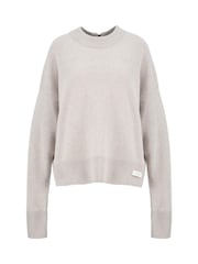 Barbour® Cream Leonie Knitted Jumper - Image 6 of 7
