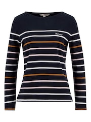 Barbour® Blue Hawkins Top - Image 6 of 7