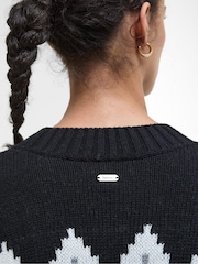 Barbour® Black Cecelia Knitted Jumper - Image 5 of 7