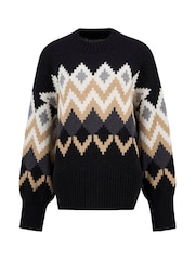 Barbour® Black Cecelia Knitted Jumper - Image 6 of 7