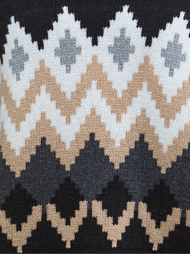 Barbour® Black Cecelia Knitted Jumper - Image 7 of 7