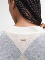 Barbour® Cream Silvia Knitted Cardigan - Image 5 of 7