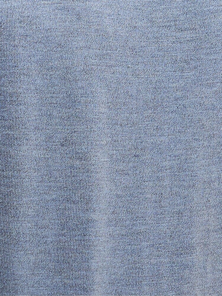 Barbour® International Blue Mouline Knitted Polo Shirt - Image 7 of 7