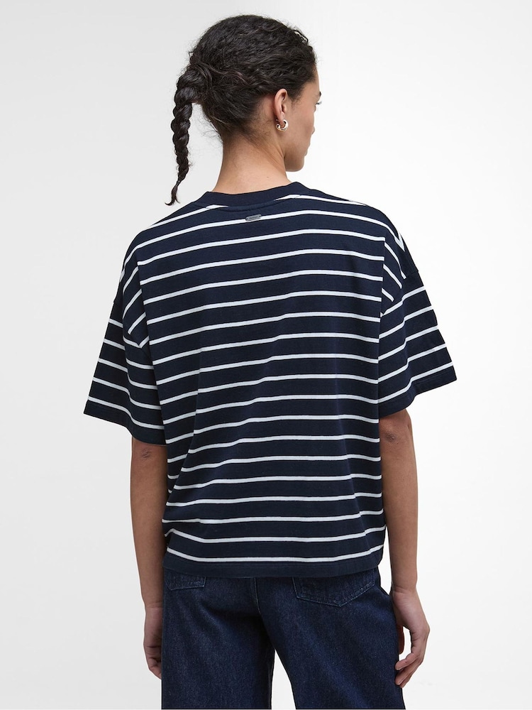 Barbour® Blue Faye Top - Image 2 of 7