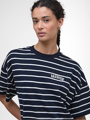 Barbour® Blue Faye Top - Image 4 of 7
