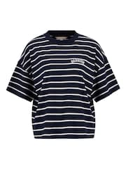 Barbour® Blue Faye Top - Image 6 of 7