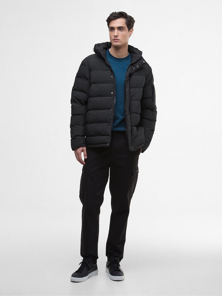 Barbour® International Black Daleson Puffer Jacket - Image 2 of 7