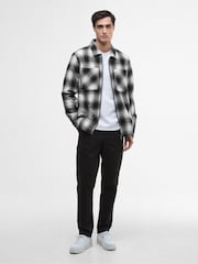 Barbour® International Black Carlisle Ombre Overshirt - Image 3 of 7