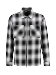 Barbour® International Black Carlisle Ombre Overshirt - Image 6 of 7