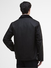 Barbour® International Black Marker Wax Jacket - Image 2 of 8