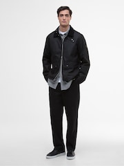 Barbour® International Black Marker Wax Jacket - Image 3 of 8