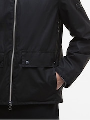 Barbour® International Black Marker Wax Jacket - Image 6 of 8