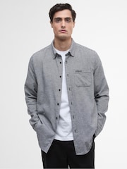 Barbour® International Grey Watson Houndstooth Shirt - Image 1 of 7