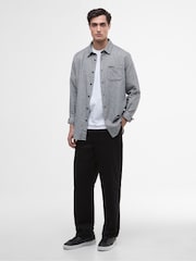 Barbour® International Grey Watson Houndstooth Shirt - Image 3 of 7
