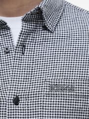 Barbour® International Grey Watson Houndstooth Shirt - Image 5 of 7