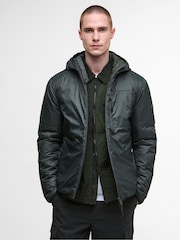 Barbour®  International Green Quilted Jacket - Image 1 of 6