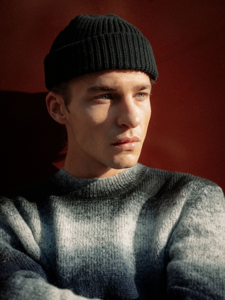 Barbour® International Black Vector Colourblock Crew Neck Jumper - Image 2 of 4