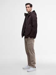 Barbour® International Red Red Peckett Showerproof Jacket - Image 6 of 11