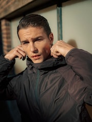 Barbour® International Red Red Peckett Showerproof Jacket - Image 7 of 11