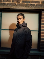 Barbour® International Red Red Peckett Showerproof Jacket - Image 8 of 11