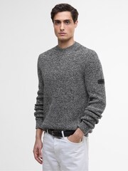 Barbour® International Grey Declan Yarn Twist - Image 1 of 6
