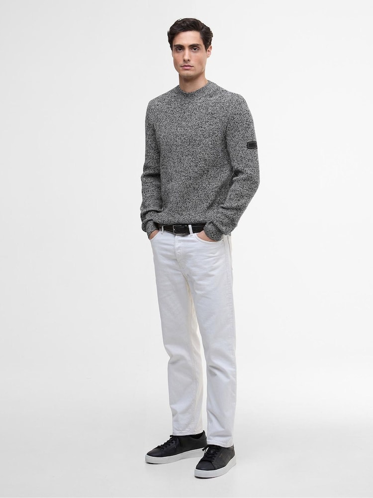 Barbour® International Grey Declan Yarn Twist - Image 2 of 6