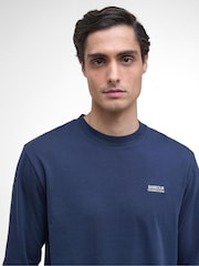 Barbour® International Blue Louis Ls T-Shirt - Image 4 of 7
