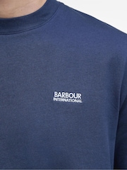 Barbour® International Blue Louis Ls T-Shirt - Image 5 of 7