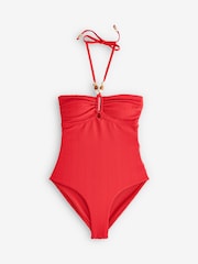 Sea Level Red Caracus Ring Bandeau Swimsuit - Image 1 of 1