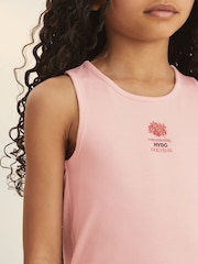 Reiss Pink Teigen 9-13 yrs Reiss | NYBG Floral Emblem Vest - Image 4 of 6