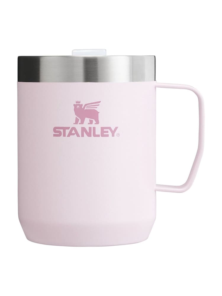 Stanley Rose Quartz Everyday Camp Mug 0.23L - Image 1 of 3 Stanley Rose Quartz Everyday Camp Mug 0.23L - Image 1 of 3