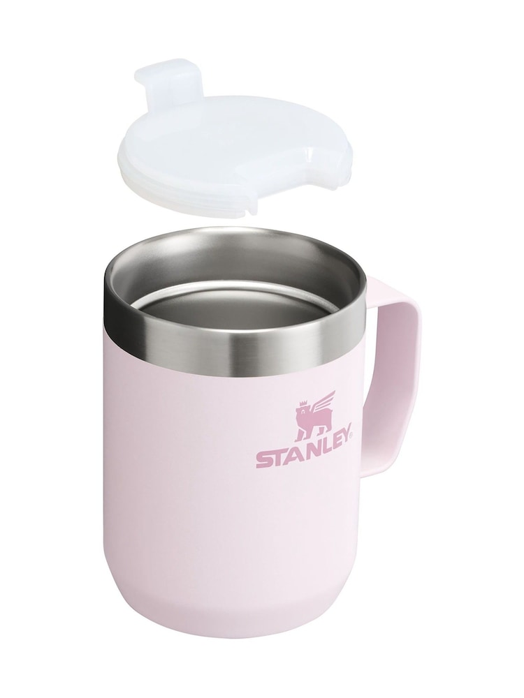 Stanley Rose Quartz Everyday Camp Mug 0.23L - Image 3 of 3 Stanley Rose Quartz Everyday Camp Mug 0.23L - Image 3 of 3
