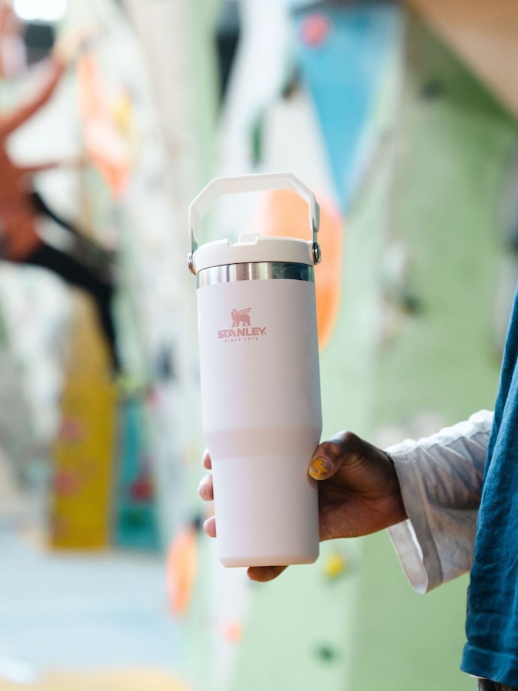 Stanley Rose Quartz IceFlow Flip Straw 2.0 Tumbler 0.89L - Image 1 of 4 Stanley Rose Quartz IceFlow Flip Straw 2.0 Tumbler 0.89L - Image 1 of 4