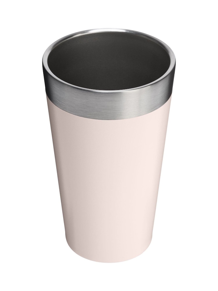 Stanley Rose Quartz Stacking Tumbler 0.47L - Image 2 of 2 Stanley Rose Quartz Stacking Tumbler 0.47L - Image 2 of 2