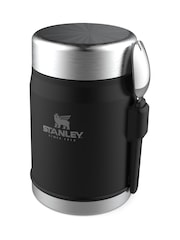 Stanley Matte Black Pebble Legendary Food Jar + Spork 0.4L - Image 2 of 2