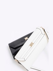 River Island Cream Faux Leather Clutch Bag - Image 5 of 6