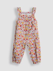 JoJo Maman Bébé Orange Dungarees - Image 2 of 7