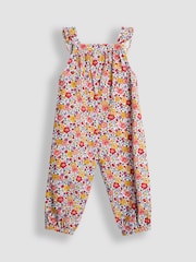 JoJo Maman Bébé Orange Dungarees - Image 3 of 7