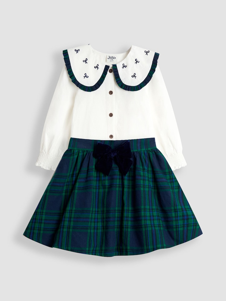 Cream Light - JoJo Maman Bébé Top and Skirt Set - Bild 1 von 7