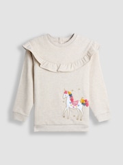 Jojo Maman Bébé Grey Sweatshirt And Leggings Set - Image 2 of 6