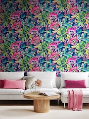Ohpopsi Ink Fushcia Wallpaper - Image 1 of 2