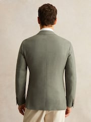 Reiss Midnight Wool-Blend Single-Breasted Blazer Slim-Fit - Imagen 5 de 7