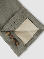 Reiss Midnight Wool-Blend Single-Breasted Blazer Slim-Fit - Imagen 6 de 7