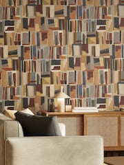 Ohpopsi Walnut Twist Abstract Cubes Wallpaper - Image 2 of 3