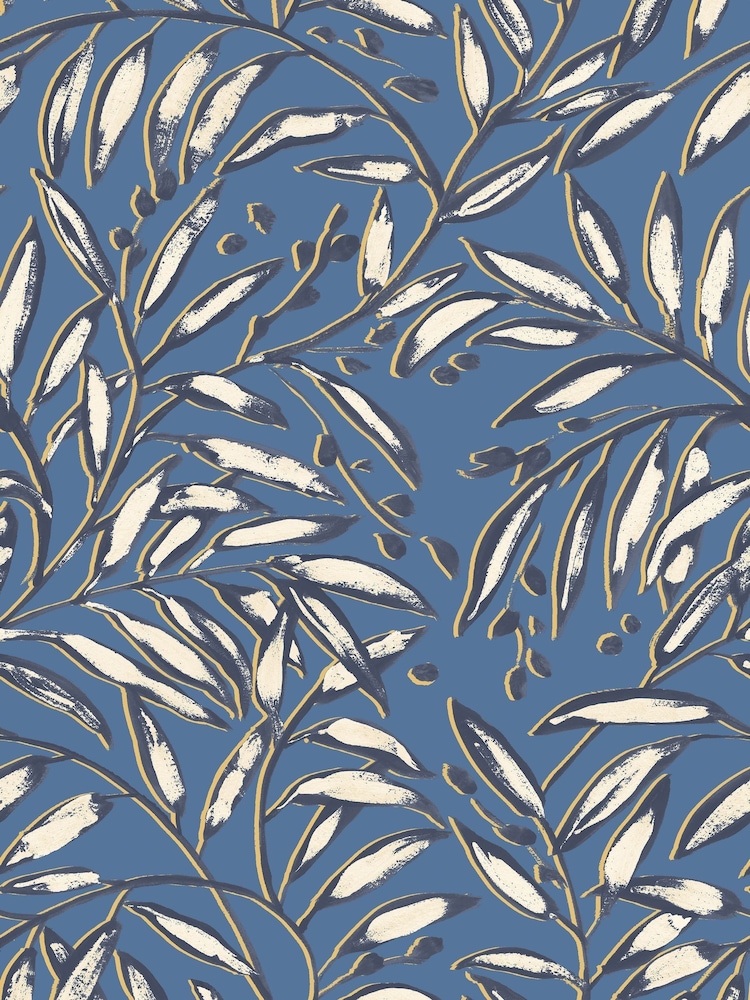 Ohpopsi Indigo Lorena Vine Wallpaper - Image 2 of 2
