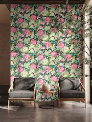 Ohpopsi Ebony Citrus Emily Rose Wallpaper - Image 1 of 2