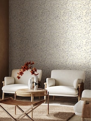 Ohpopsi Linen Lorena Vine Wallpaper - Image 1 of 2