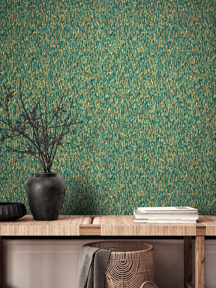 Ohpopsi Jade Mix Stipple Wallpaper - Image 1 of 2 Ohpopsi Jade Mix Stipple Wallpaper - Image 1 of 2