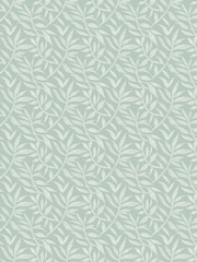 Ohpopsi Seafoam Dotty Leaf Print Wallpaper - Image 3 of 3