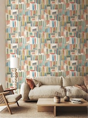 Ohpopsi Shore Abstract Cubes Wallpaper - Image 1 of 3